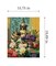 Needlepoint canvas for halfstitch without yarn after Jean Baptiste Robie - Still Life with Roses, Grapes and a Silver Inlaid Nautilus Shell 2867M
